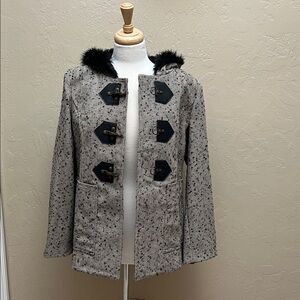 Anthropologie Callum Tweed Coat by Third Piece 14